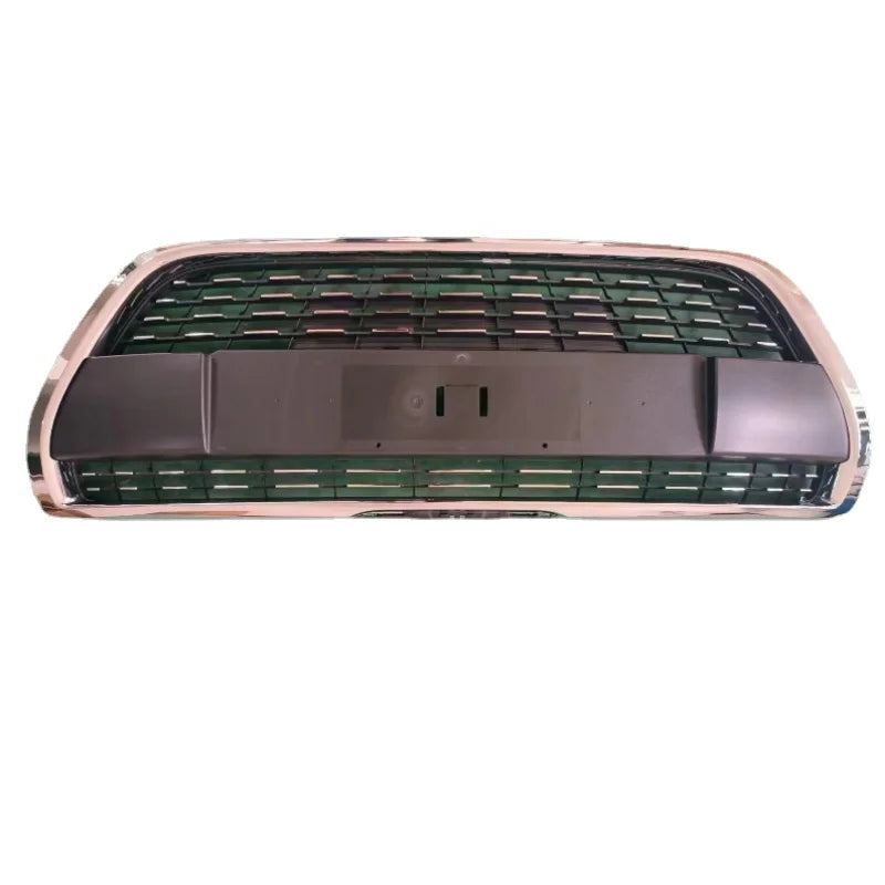 Calandre Peugeot 208 2014-2023 Grille Centrale de Pare-Chocs Avant avec Cadre Chromé, ABS