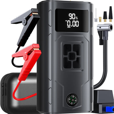 Démarreur de Batterie 2000A Compresseur 150 PSI 12V