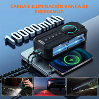 Booster de Batterie Voiture 6000 à 10000 mAh avec Compresseur d'Air