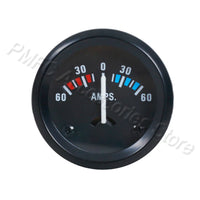 Jauge 52 mm 12V Température d'Eau d'Huile Pression Volts Ampèremètre