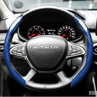 Surcouches de Volant à Clips Aspect Carbone Dacia Sandero Stepway Duster Jogger Bigster Spring Logan