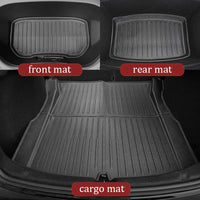 Tapis de Sol et de Malle Tesla Model 3 Highland 2024-2026 TPE Étanches Antidérapants