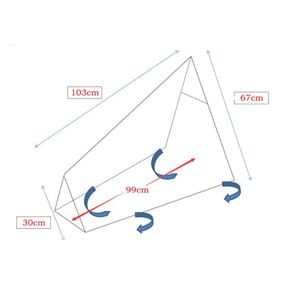 Cache d'Attelage Caravane Nylon Étanche 103 cm