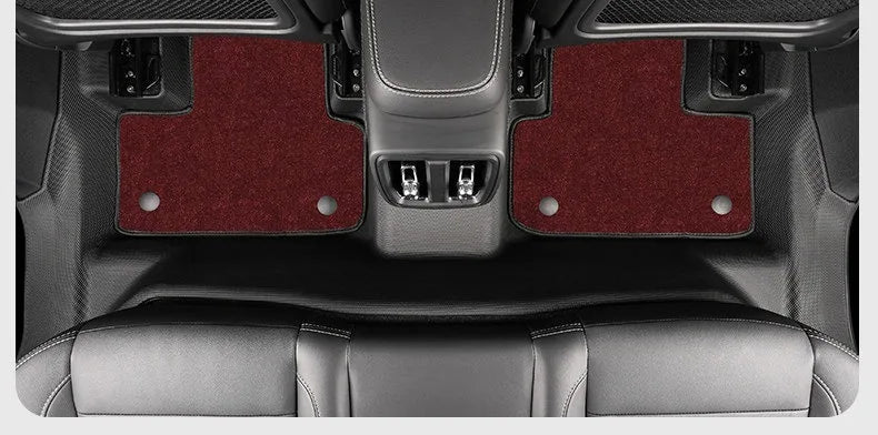 Tapis de Sol TPE Volvo XC60 2009-2026 T8 PHEV Conduite à Gauche Simple ou Double Couche Protection des Seuils