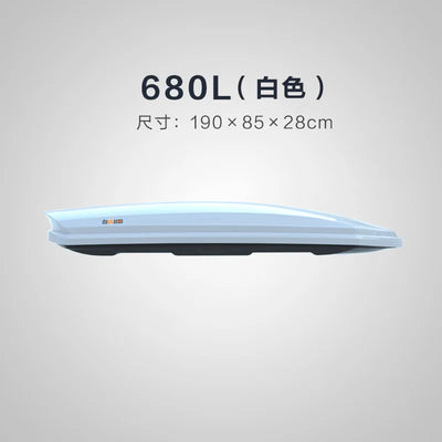 Coffre de Toit Rigide ABS 600 à 680 L Universel