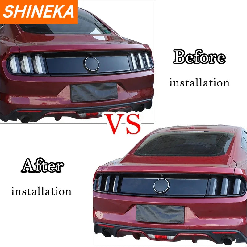 Cache-Optiques Arrière Fumés Ford Mustang 2015-2017 — vue d'ensemble