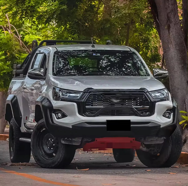 Kit Carrosserie Conversion Gr Sport 2023 Toyota Hilux Revo 2016-2020 Pare-Chocs Calandre Phares Élargisseurs d'Ailes