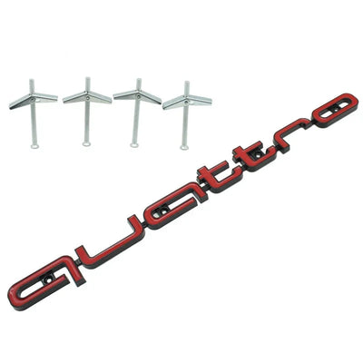 Emblème Calandre Audi Quattro