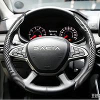 Surcouches de Volant à Clips Aspect Carbone Dacia Sandero Stepway Duster Jogger Bigster Spring Logan