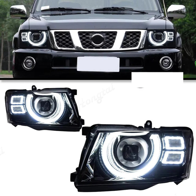 Phares LED DRL Nissan Patrol Y61 2005-2022