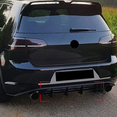 Diffuseur Arrière Volkswagen Golf 7 R GTI 2013-2017