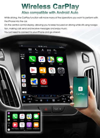 Autoradio Android 14 Écran Vertical 12,1 Pouces Maserati Quattroporte 2004-2012 CarPlay GPS