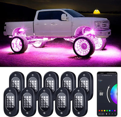 Éclairage d'Ambiance LED Modules RGB Musique Tout-Terrain