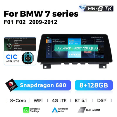 Autoradio Android BMW Série 7 F01 F02