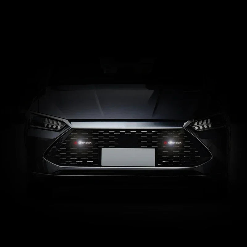 Logo LED Citroën Emblème Lumineux Plaque Avant 16 cm