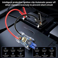Booster de Batterie Voiture 2500A 4 en 1 Compresseur 150 PSI
