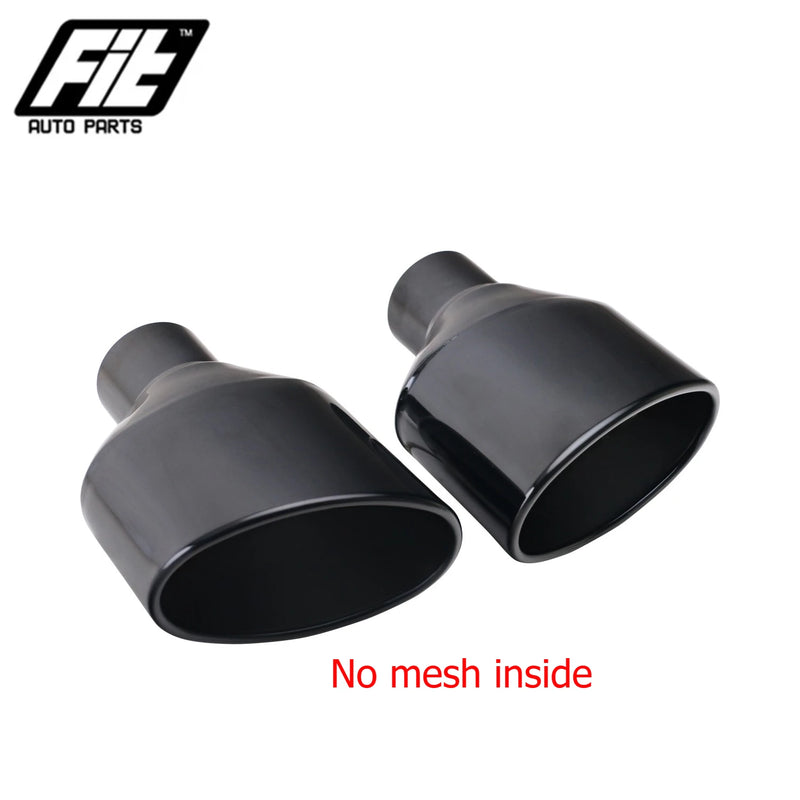 Embouts d'Échappement Ovale Inox 304 Audi A4 A5 A6 Entrée 63 mm