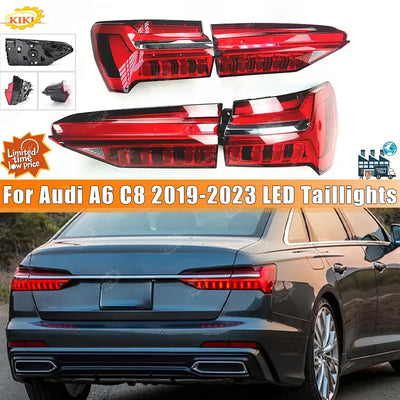 Feux Arrière LED Audi A6 C8 2019-2023 Clignotant Dynamique