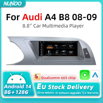 Autoradio CarPlay Sans Fil Audi A4 B8 2008-2009