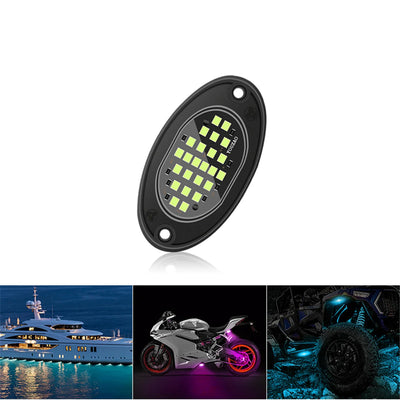 Éclairage d'Ambiance LED 4 Modules Étanches Sous Châssis