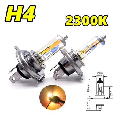 Ampoules Halogènes H1 H3 H4 H7 H8 H11 (Kit 2 Pièces)