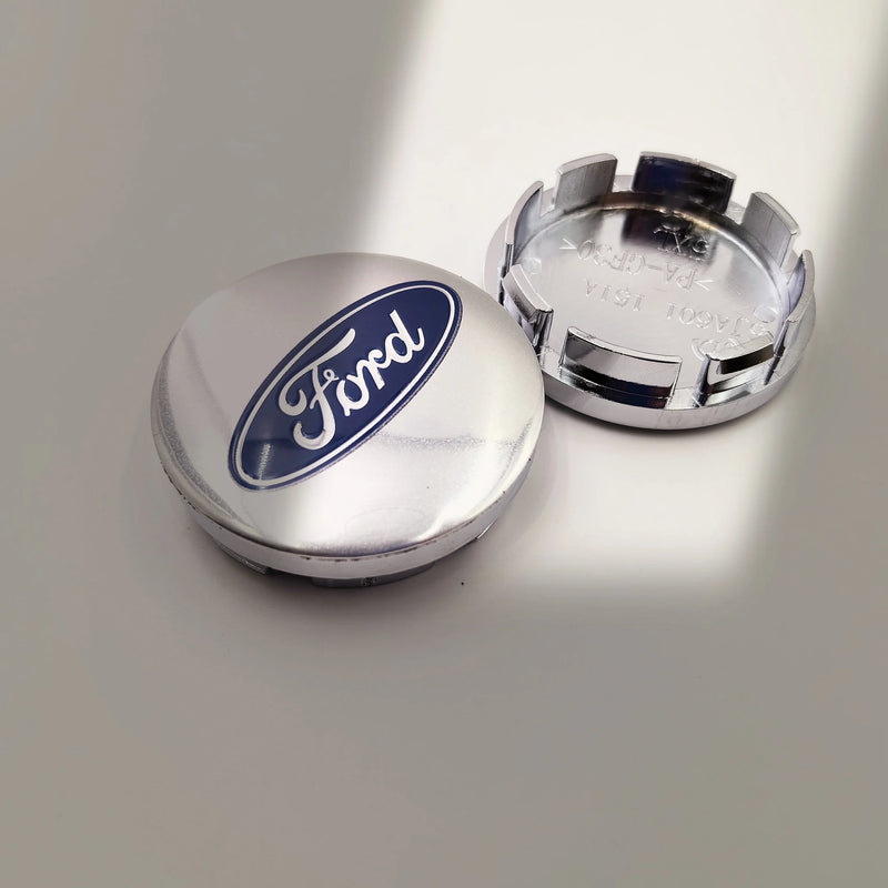 Cache-Moyeux Ford 54mm 56mm 60mm 65mm 68mm Emblème — exemple de montage