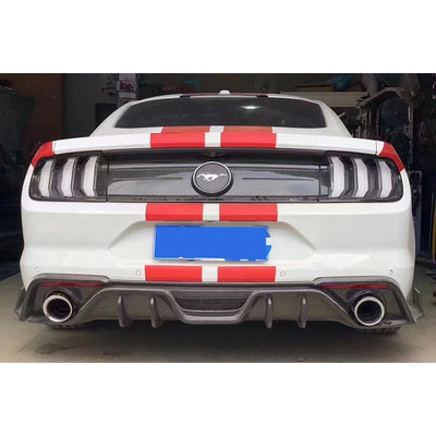 Diffuseur Arrière Fibre de Carbone Ford Mustang 2017-2023