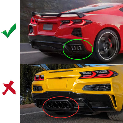 Diffuseur Arrière Chevrolet Corvette C8 Stingray Z51 2020-2025
