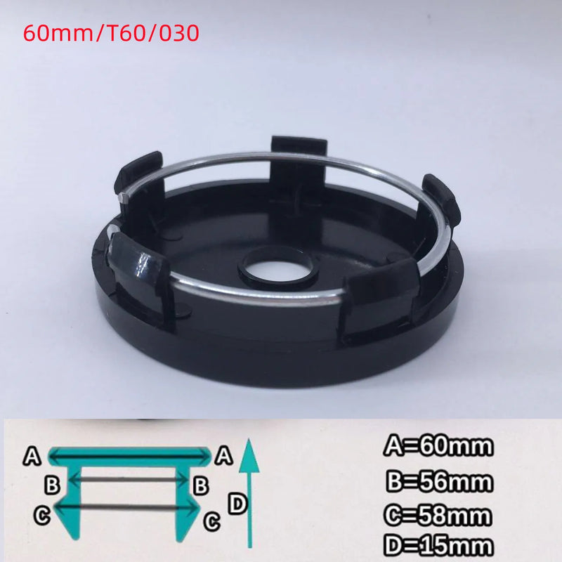 Cache-Moyeux Alfa Romeo Giulietta Mito Giulia Kit 11 Pièces — vue de profil