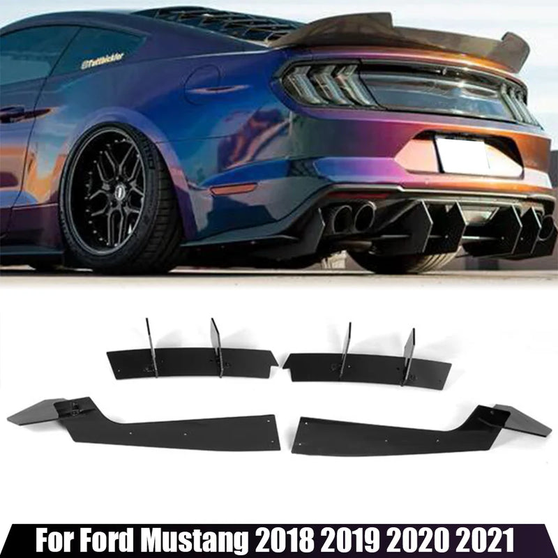 Diffuseur Arrière et Séparateurs Latéraux Ford Mustang 2018-2021