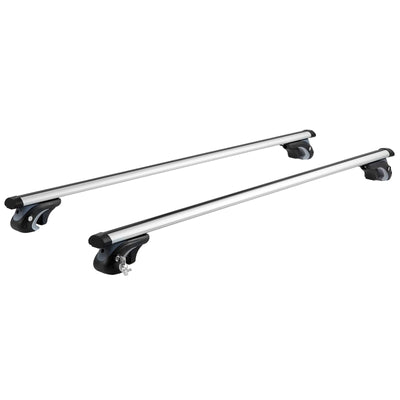 Barres de Toit VEVOR Aluminium Verrouillables Rails Latéraux