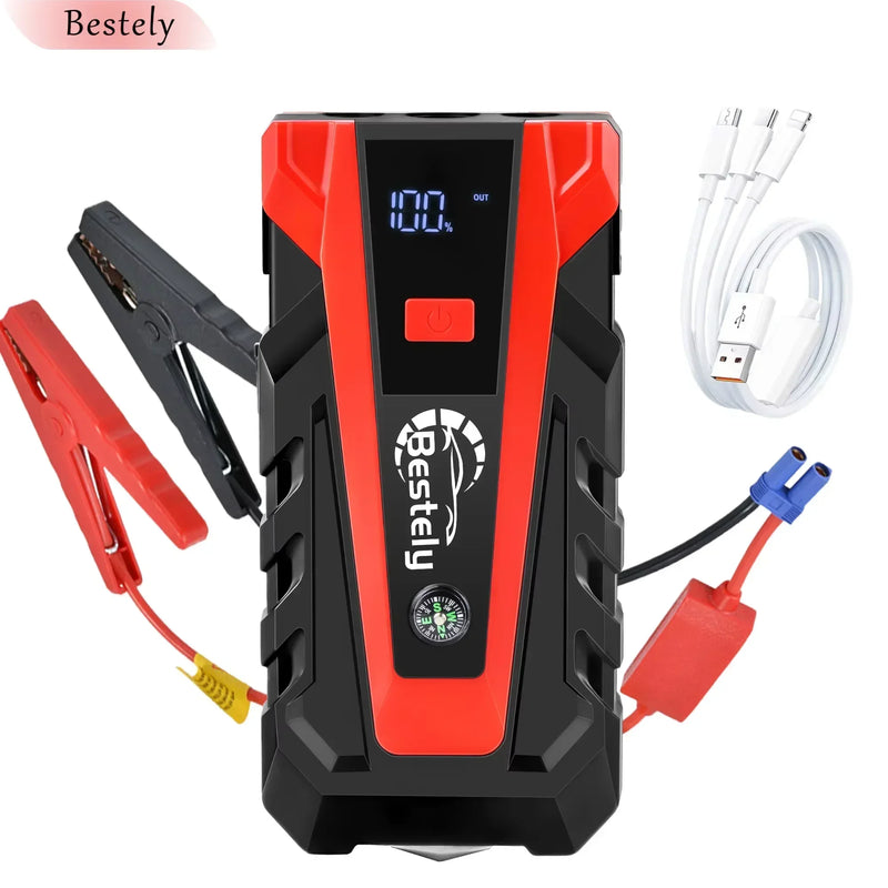 Démarreur de Batterie Portable 3000A 12V Câble 3 en 1 et Mallette