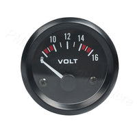 Jauge 52 mm 12V Température d'Eau d'Huile Pression Volts Ampèremètre