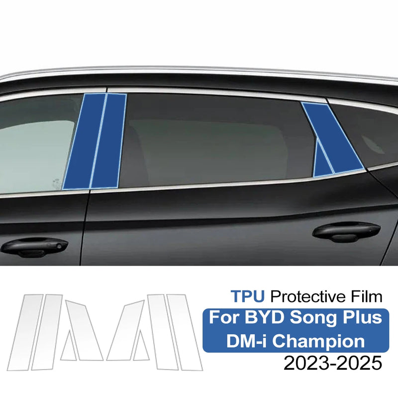 TPU Door Sill Protection Film for BYD Song Plus DM-i 2023-2025