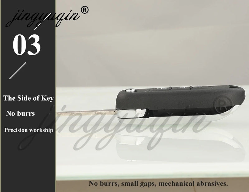 Coque de Clé Renault Pliable Modifiée 2 ou 3 Touches Clio Mégane Duster Kangoo Twingo Sandero Logan Vivaro