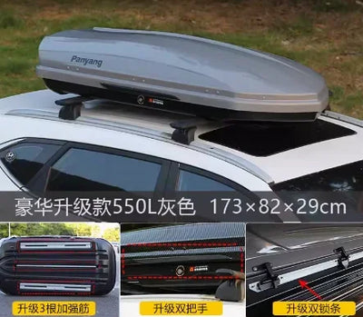 Coffre de Toit Aluminium 550 à 750 L Voiture