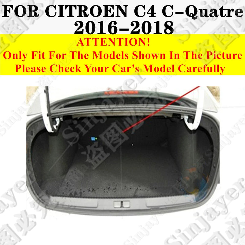 Tapis de Coffre Citroën C4 C-Quatre Picasso Aircross C5 Aircross C5 X C6 C3-XR C-Elysée Sur Mesure Doublure Arrière