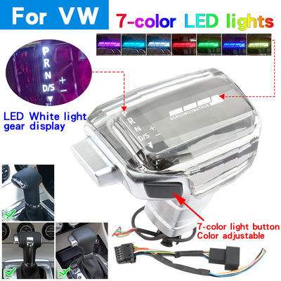 Pommeau Vitesse Cristal LED VW Audi Skoda Auto