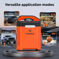 Gonfleur de Pneu ETENWOLF V3 160 PSI Compresseur Portable 7800 mAh