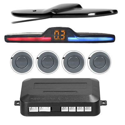 Radar de Recul YASOKRO 4 Capteurs LED Couleur