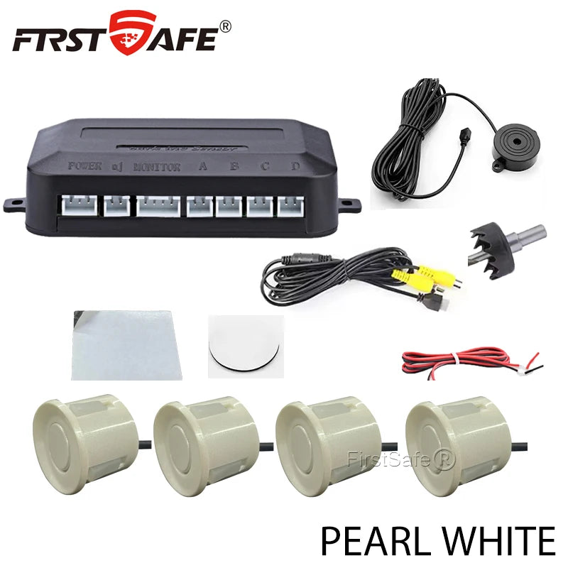 Radar de Recul Vidéo AHD 4 Capteurs FirstSafe KZ-033