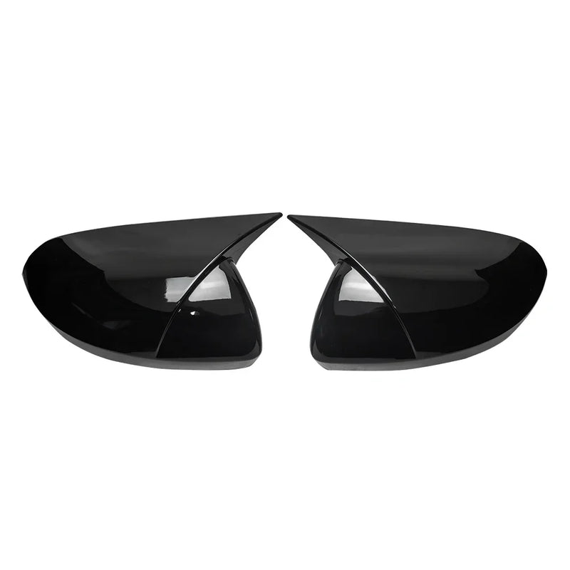 Coques de Rétroviseur Dacia Duster 2018-2024 Style Bec Noir Brillant ou Aspect Carbone