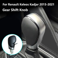 Pommeau de Vitesse Renault Koleos 2, Kadjar, Mégane 4 et Talisman pour Boîte Automatique, Noir et Argent