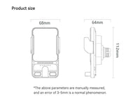 Support Téléphone BMW Série 3 E90 E92 E93 2005-2012 avec Chargeur Sans Fil Magnétique Compatible MagSafe