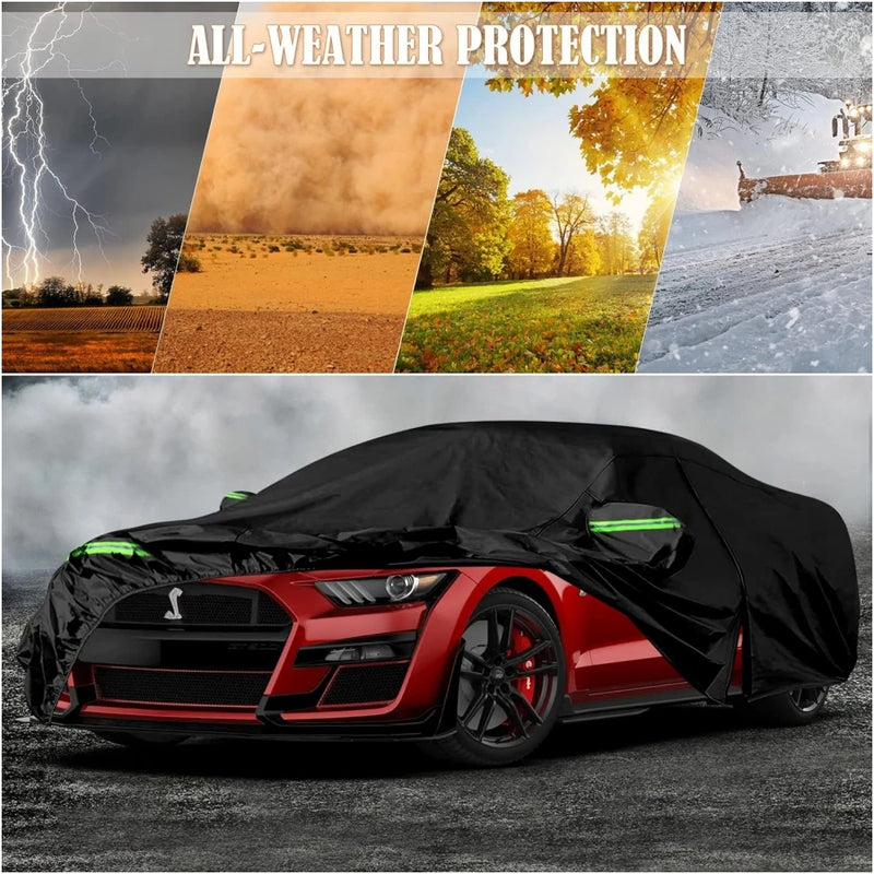 Housse de Protection Voiture Ford Mustang 2005-2024 Étanche Zippée Anti-Neige Anti-Grêle