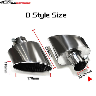 Embout d'Échappement Ovale Audi A4 A5 A6 A7