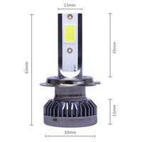 Ampoules LED Mini 80W H7 H11 6000K