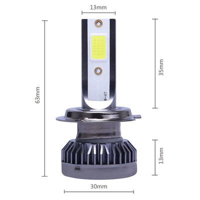 Ampoules LED Mini 80W H7 H11 6000K