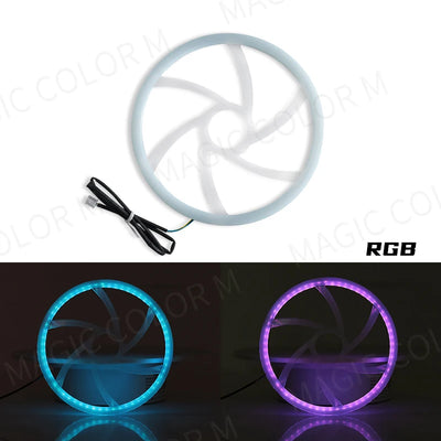 Bandes Acryliques Éclairage d'Ambiance RGB Voiture 110 cm
