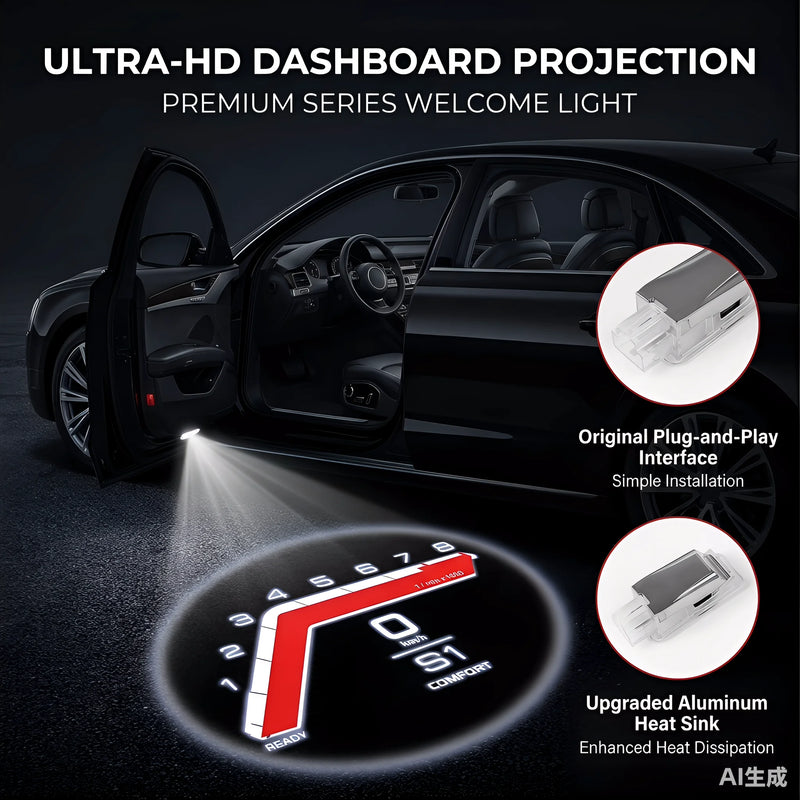 Projecteur de Portière Audi A4 A5 A6 A7 — vue d'ensemble